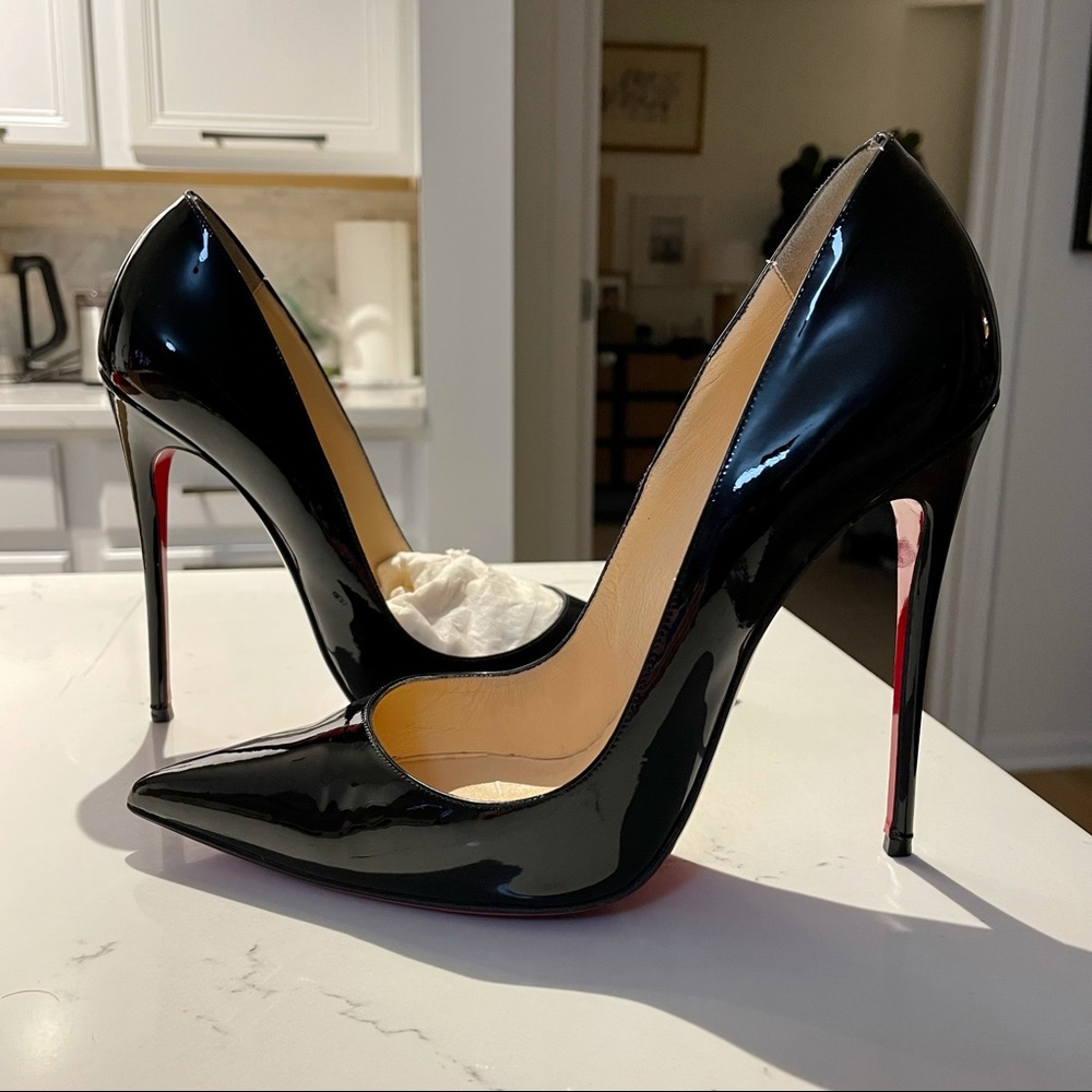 Christian Louboutin So Kate 120 Patent Leather Pumps